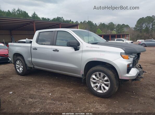1GCPDBEK8NZ571151 2022 CHEVROLET SILVERADO Серебряный Панорамный вид салона 360°