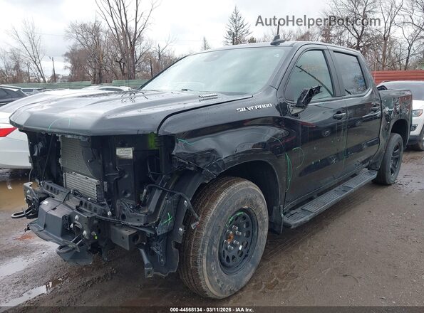 1GCPKKEKXSZ109255 2025 CHEVROLET SILVERADO Черный Передняя левая четверть