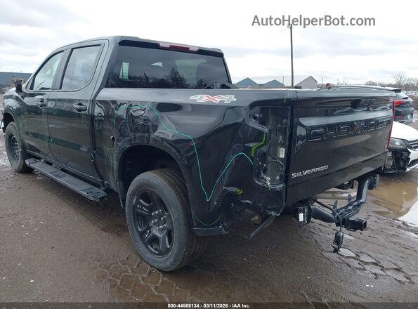 1GCPKKEKXSZ109255 2025 CHEVROLET SILVERADO Черный Задняя левая четверть