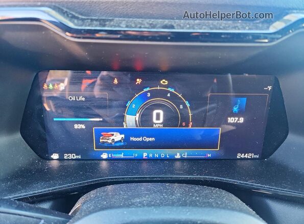 1GCPSCEK4R1229793 2024 CHEVROLET COLORADO Blue ხელსაწყოთა პანელის ხედი