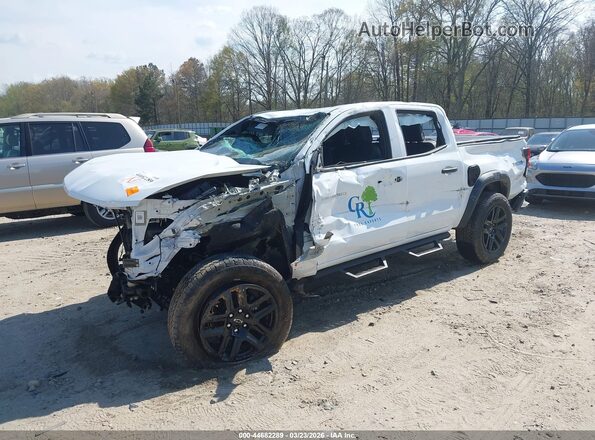 1GCPTEEK2S1141453 2025 CHEVROLET COLORADO White Առջևի ձախ երեք քառորդ տեսարան