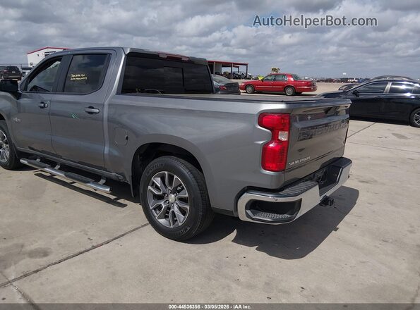 1GCPWCED2MZ134200 2021 CHEVROLET SILVERADO Gray Задня ліва чверть