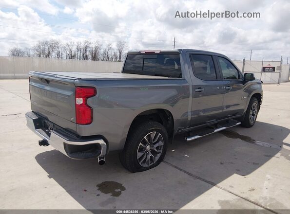 1GCPWCED2MZ134200 2021 CHEVROLET SILVERADO Gray Задня права чверть