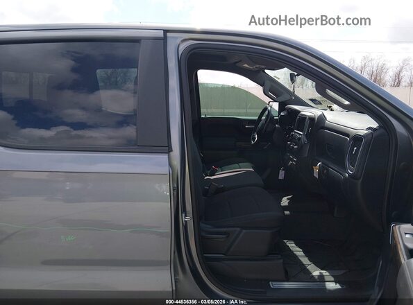 1GCPWCED2MZ134200 2021 CHEVROLET SILVERADO Gray Вид салону спереду