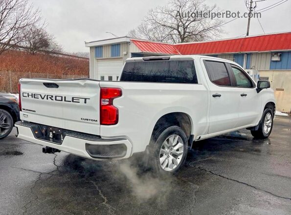 1GCPYBEK5MZ254706 2021 CHEVROLET SILVERADO White Передня права чверть
