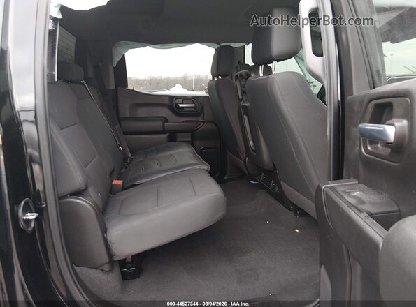 1GCPYCEHXLZ160863 2020 CHEVROLET SILVERADO Black VIN კოდის სტიკერის ხედი