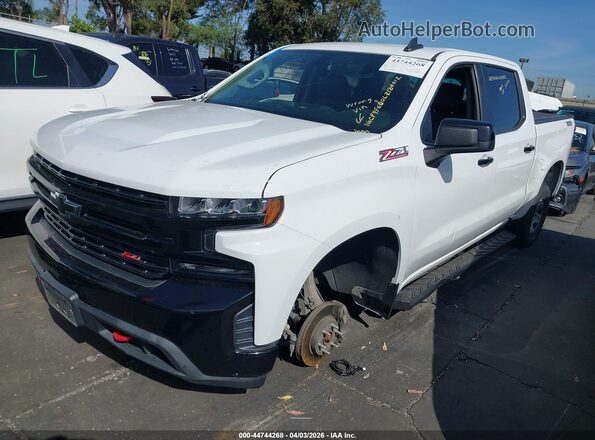 1GCPYFED0LZ184412 2020 CHEVROLET SILVERADO White Vista tres cuartos delantera izquierda