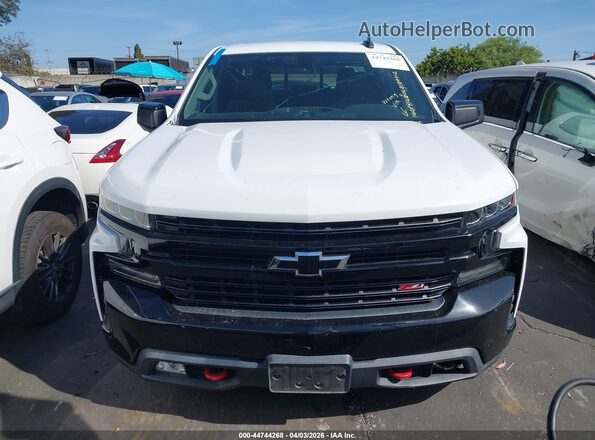 1GCPYFED0LZ184412 2020 CHEVROLET SILVERADO White Vista del cuadro de instrumentos