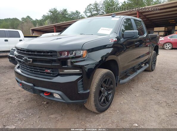 1GCPYFEL5LZ281130 2020 CHEVROLET SILVERADO Черный Передняя левая четверть