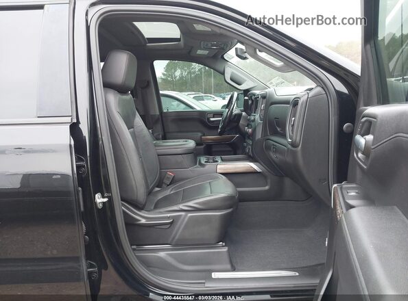 1GCPYFEL5LZ281130 2020 CHEVROLET SILVERADO Черный Вид салона спереди