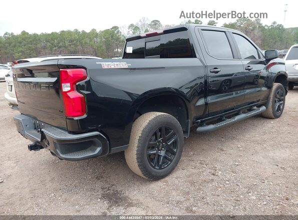 1GCPYFEL5LZ281130 2020 CHEVROLET SILVERADO Черный Задняя правая четверть