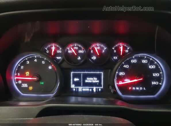 1GCRYBEF6KZ178809 2019 CHEVROLET SILVERADO Blue Vista de los asientos traseros