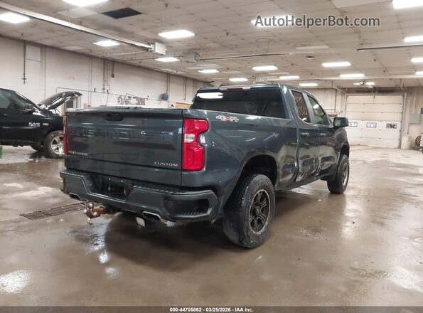 1GCRYBEF6KZ178809 2019 CHEVROLET SILVERADO Blue Trasero derecho