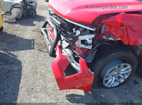 1GCUDDED1NZ523992 2022 CHEVROLET SILVERADO Red Вид щитка приладів