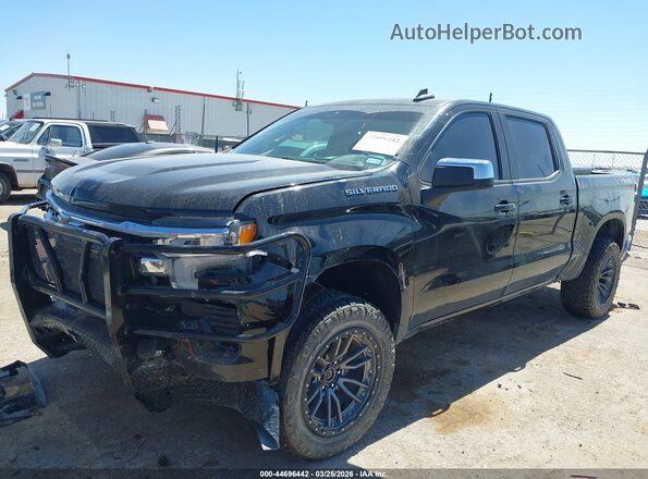 1GCUDDED3NZ644930 2022 CHEVROLET SILVERADO Black Vista tres cuartos delantera izquierda