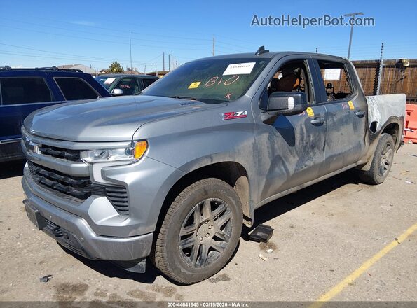 1GCUDEE83RZ286095 2024 CHEVROLET SILVERADO Серый Передняя левая четверть