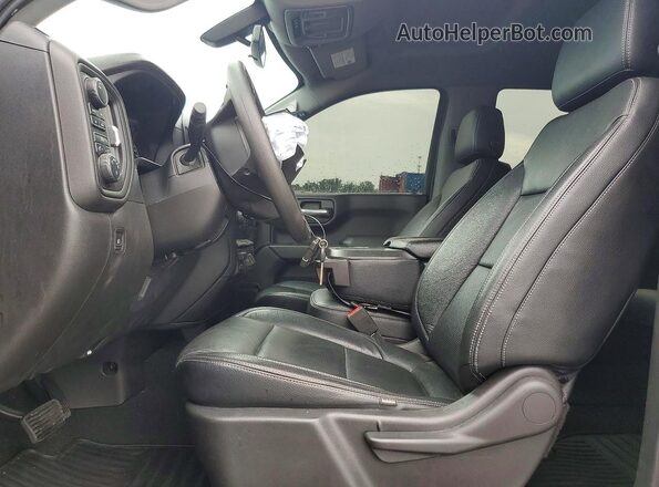 1GCUYBEF6MZ349748 2021 CHEVROLET SILVERADO Черный Вид спереди