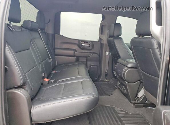 1GCUYBEF6MZ349748 2021 CHEVROLET SILVERADO Черный Вид салона спереди