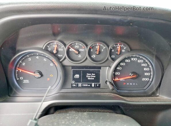 1GCUYBEF6MZ349748 2021 CHEVROLET SILVERADO Черный Вид панели приборов
