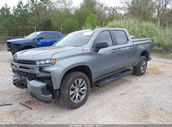 1GCUYEED5KZ397139 2019 CHEVROLET SILVERADO Blue Առջևի ձախ երեք քառորդ տեսարան