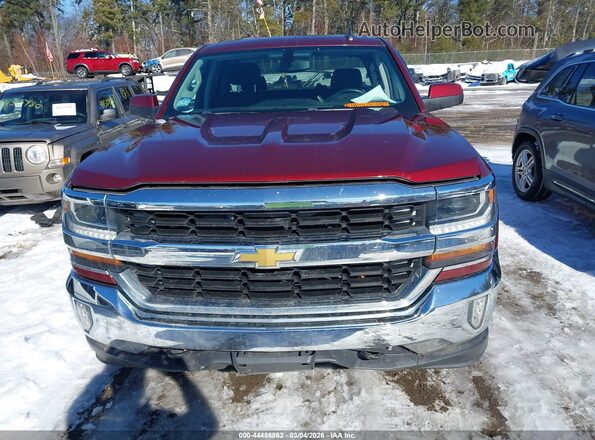 1GCVKREC5GZ333064 2016 CHEVROLET SILVERADO Red Widok wnętrza z tyłu