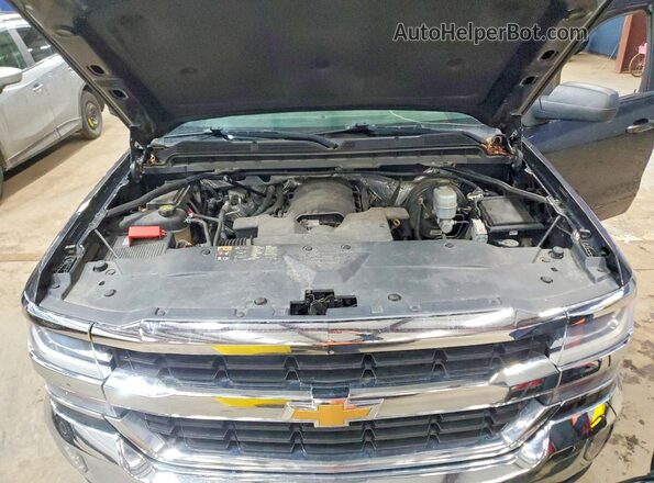 1GCVKREC8GZ122859 2016 CHEVROLET SILVERADO Charcoal უკანა სალონის ხედი