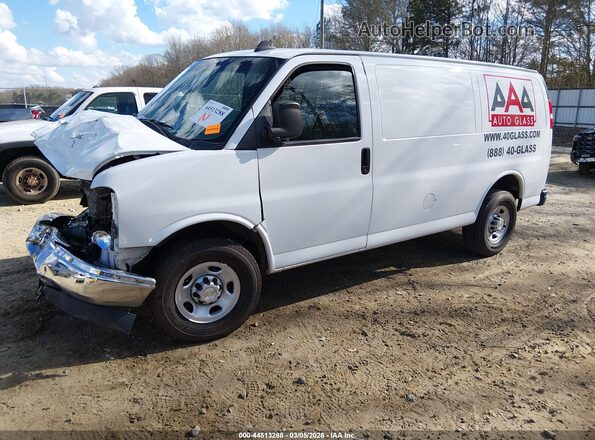 1GCWGAF79N1227219 2022 CHEVROLET EXPRESS White წინა მარცხენა ხედი სამი მეოთხედიდან