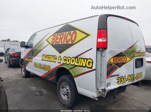 1GCWGAFP1N1206252 2022 CHEVROLET EXPRESS White Trasero izquierdo
