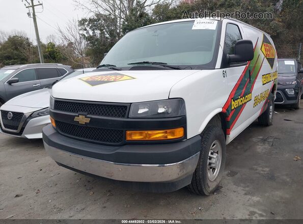 1GCWGAFP1N1206252 2022 CHEVROLET EXPRESS White Vista tres cuartos delantera izquierda