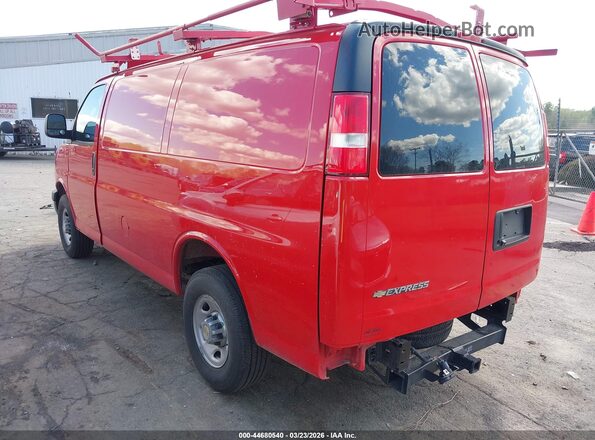 1GCZGGF71S1198049 2025 CHEVROLET EXPRESS Красный Задняя левая четверть