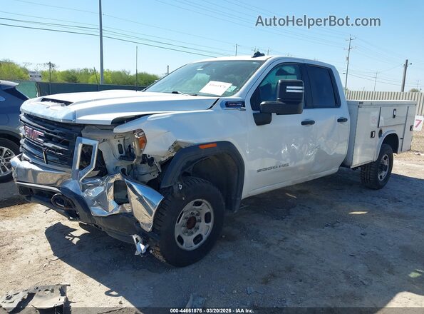 1GD28LE71NF247374 2022 GMC SIERRA White Vista tres cuartos delantera izquierda