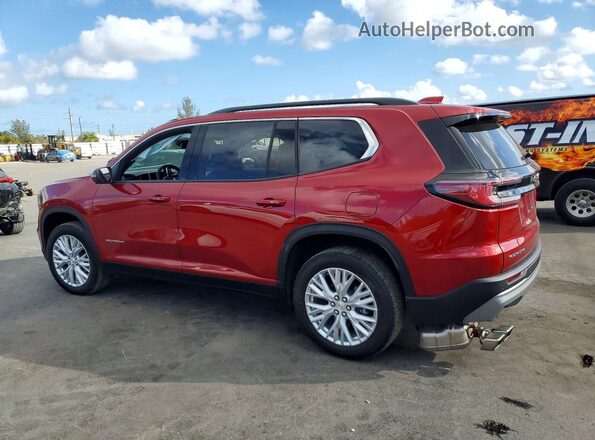 1GKENKRS1SJ199262 2025 GMC ACADIA Красный Задняя левая четверть