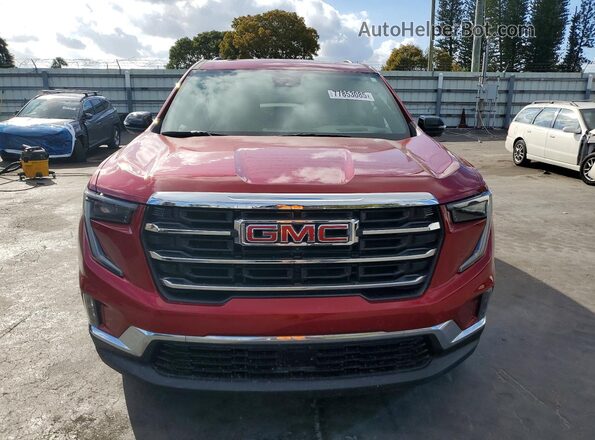 1GKENKRS1SJ199262 2025 GMC ACADIA Красный Вид спереди