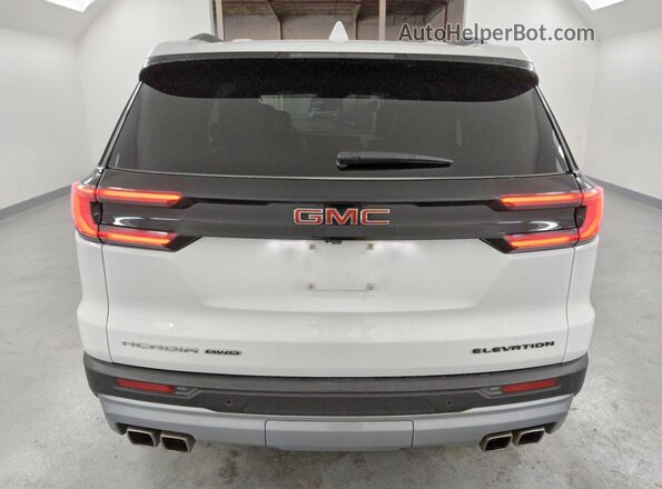 1GKENNKS5RJ197875 2024 GMC ACADIA White Rear view