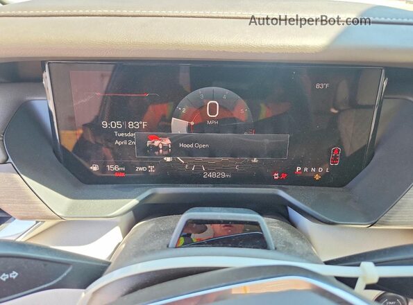 1GKENRKS1RJ150446 2024 GMC ACADIA Blue Widok zestawu wskaźników
