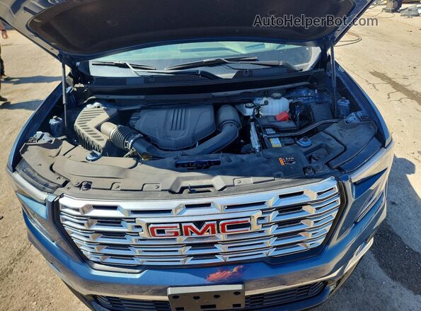 1GKENRKS1RJ150446 2024 GMC ACADIA Blue Widok komory silnika