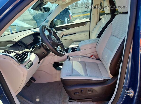 1GKENRKS1RJ150446 2024 GMC ACADIA Blue Widok wnętrza z przodu