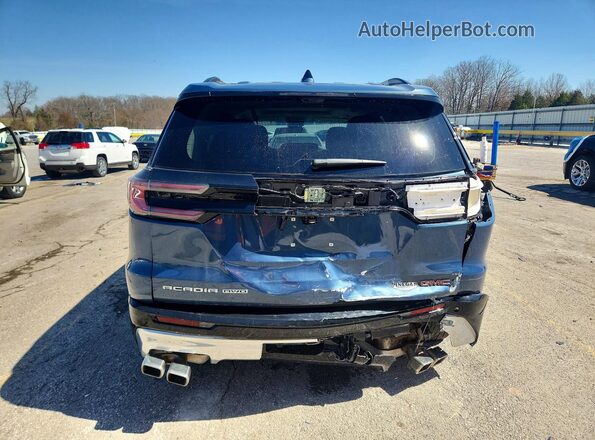 1GKENRKS1RJ150446 2024 GMC ACADIA Blue Widok z tyłu