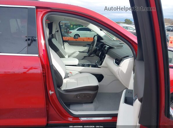 1GKENRKS2TJ102672 2026 GMC ACADIA Red Widok wnętrza z przodu