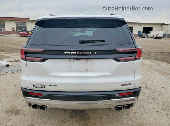 1GKENRRS9SJ120901 2025 GMC ACADIA White უკანა ხედი