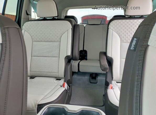 1GKENRRS9SJ120901 2025 GMC ACADIA White უკანა სავარძლების ხედი