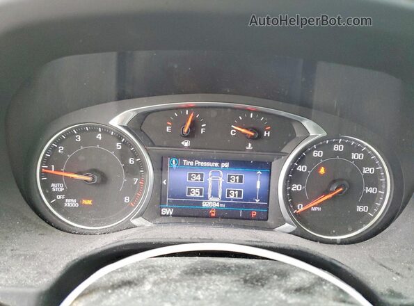 1GKKNKLS5MZ200381 2021 GMC ACADIA Red ხელსაწყოთა პანელის ხედი