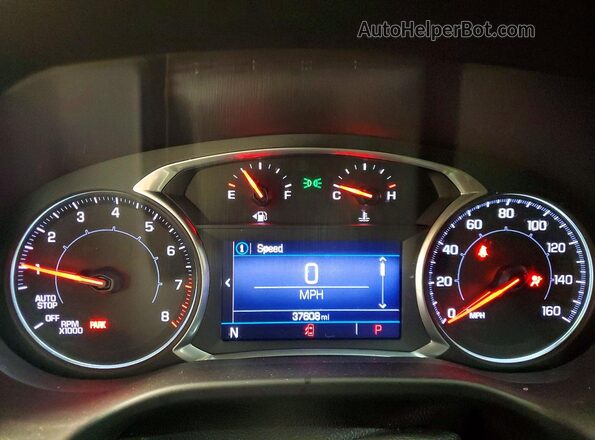 1GKKNKLS7MZ207803 2021 GMC ACADIA Белый Вид щитка приборов