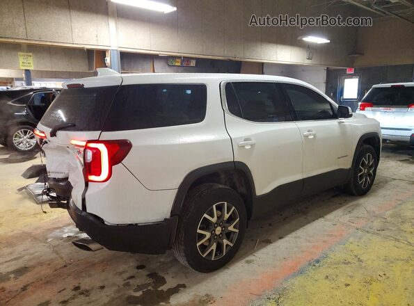 1GKKNKLS7MZ207803 2021 GMC ACADIA Белый Задняя правая четверть