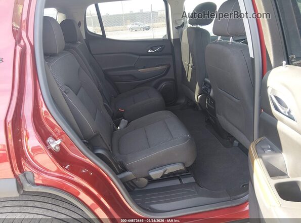 1GKKNKLSXMZ180760 2021 GMC ACADIA Red VIN կոդի պիտակի տեսք