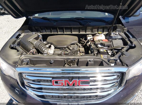 1GKKNLLS2KZ119129 2019 GMC ACADIA Blue უკანა ხედი