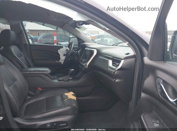 1GKKNMLS5JZ123258 2018 GMC ACADIA Black Widok wnętrza z przodu