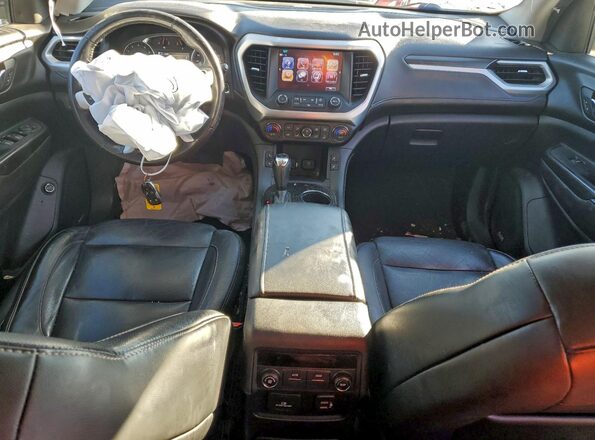 1GKKNRLAXJZ108372 2018 GMC ACADIA Белый Вид панели приборов