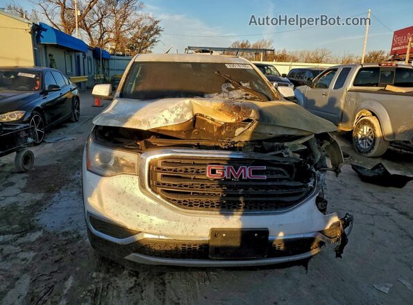 1GKKNRLAXJZ108372 2018 GMC ACADIA Белый Вид спереди