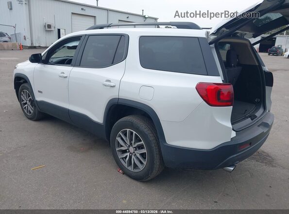 1GKKNTLS6JZ155985 2018 GMC ACADIA White Задня ліва чверть